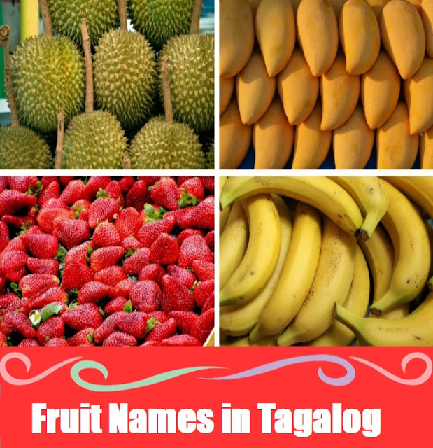 Tagalog Fruit Names: 25 Essential & Delicious Mga Prutas You Must Learn Today A colorful educational image featuring popular Filipino fruits with their Tagalog fruit names, illustrated in a kid‑friendly style. Includes fruits like mangga (mango), saging (banana), pakwan (watermelon), pinya (pineapple), and mansanas (apple), designed to help children learn Tagalog vocabulary through bright, simple visuals.
