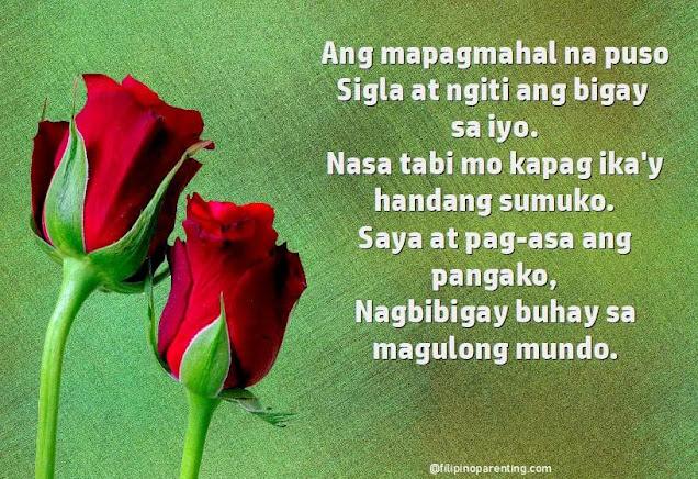 20 Tagalog Love Quotes for Him, Her, Wife, and Husband – Mga Kasabihan Tungkol sa Pag‑ibig Comforting Tagalog love message for her: "A heart that truly loves you will lift you up when you're down"