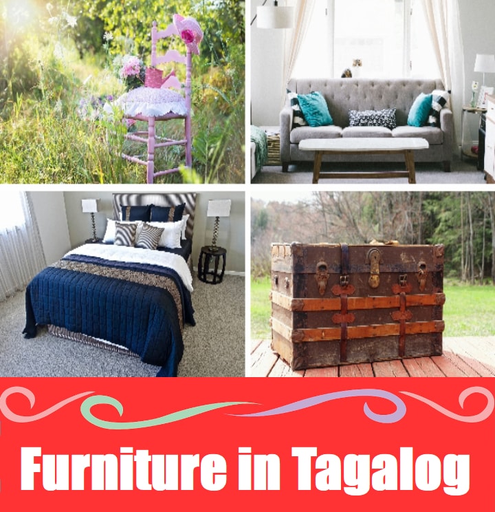 Furniture Vocabulary : Word List in Tagalog