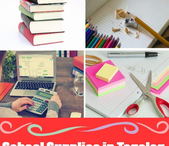 English–Tagalog Names of School Supplies (Mga Gamit sa Paaralan)