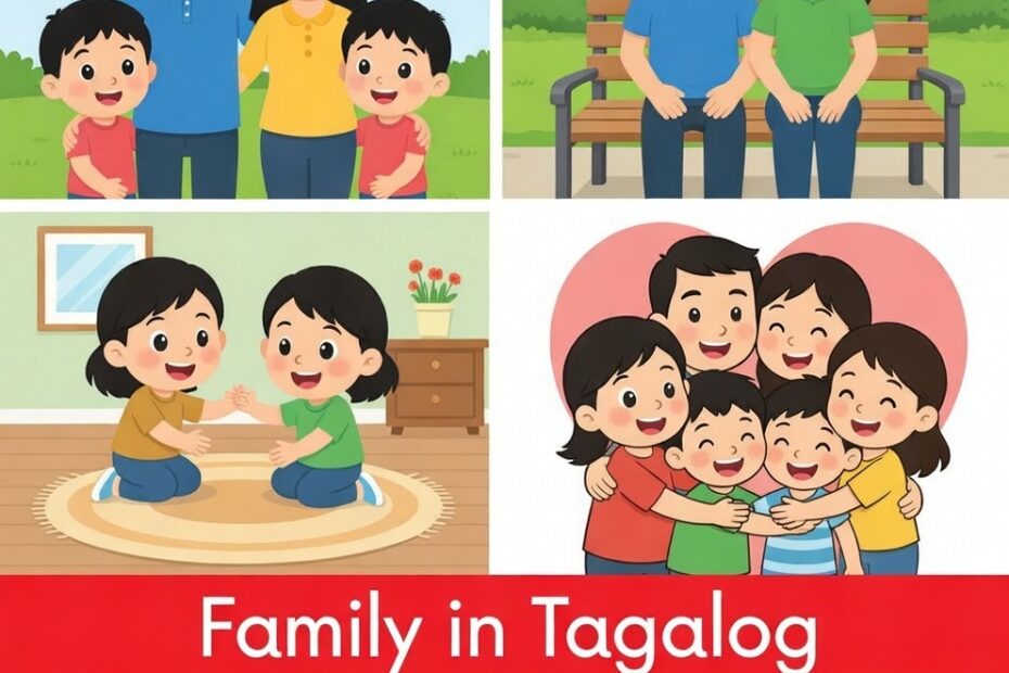 Learn the most important Family in Tagalog vocabulary with clear examples and easy definitions. Perfect for beginners, parents, and Filipino language learners. ⭐ Meta Description 2 Discover essential Tagalog family words like nanay, tatay, anak, lolo, and lola. A simple guide to understanding and using Family in Tagalog in daily conversation. ⭐ Meta Description 3 A complete beginner‑friendly guide to Family in Tagalog, featuring 20 common Filipino family terms with sample sentences for fast and natural learning. If you want, I can also create: ✨ SEO title variations ✨ Pinterest descriptions ✨ Meta tags + keywords ✨ A full blog intro for “Family in Tagalog”