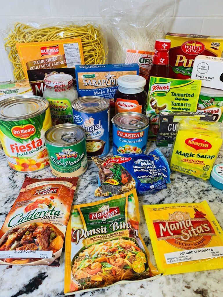 10 Must-Buy Filipino Grocery Items in Ottawa – Pinay Mom’s Honest Food Haul for Merienda & Baon Filipino grocery items in Ottawa featuring White King Puto Mix, Mama Sita’s sauces, and Kojie San soap for Pinoy cooking in Canada.