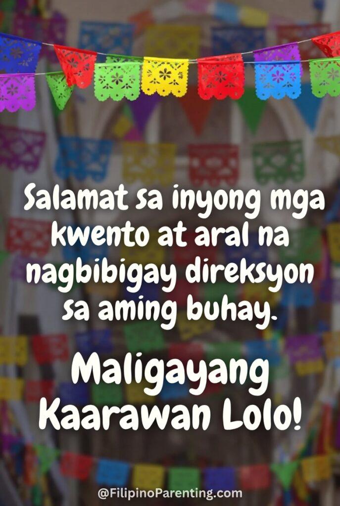 Maligayang Kaarawan Lolo: 20 Heartfelt Birthday Messages, Prayers, and Quotes Colorful Jeepney art birthday poster for Grandpa with Tagalog greetings "Maligayang Kaarawan Lolo" and a religious blessing.