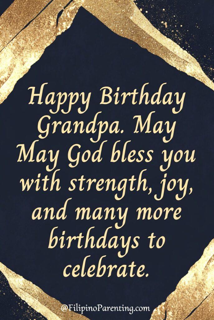 50 Happy Birthday in Tagalog: Words, Greetings, and Examples (Maligayang Kaarawan & Kapanganakan Honor him with our "Happy Birthday Grandpa / Maligayang Kaarawan Lolo" poster. A classic design celebrating the family’s patriarch. View this special tribute today!