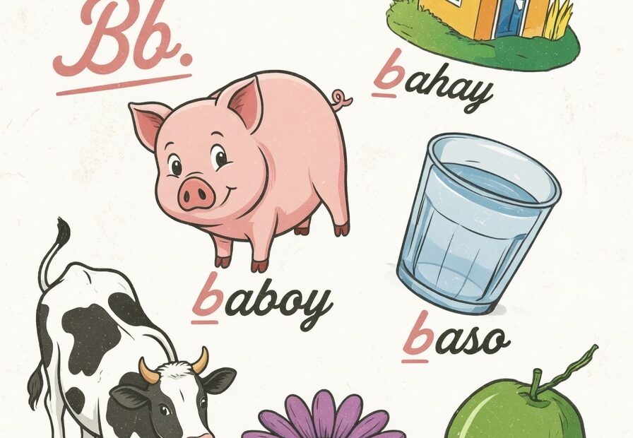 Words That Begin With B in Tagalog: 50 Helpful and Essential Vocabulary Words Learn 50 Tagalog words starting with the letter B, complete with clear English meanings and picture‑based examples. A simple and visual Filipino vocabulary guide.