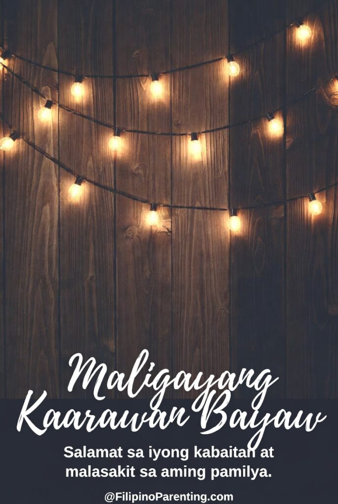 Maligayang Kaarawan Bayaw: A Meaningful Filipino Birthday Greeting Looking for a birthday poster for your elder brother-in-law? Get the 'Maligayang Kaarawan Bayaw.' vertical design with professional styling and a clean finish.