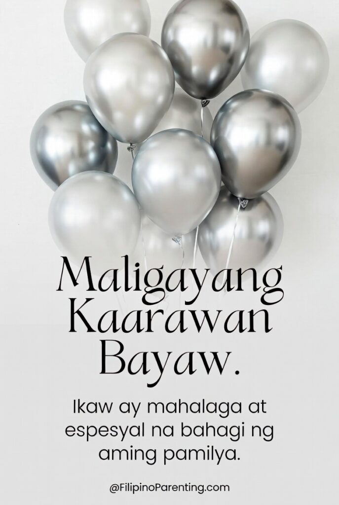 Maligayang Kaarawan Bayaw: A Meaningful Filipino Birthday Greeting Celebrate your bayaw with our custom portrait birthday poster. Featuring 'Maligayang Kaarawan Bayaw.' and designs curated for the Filipino family community.