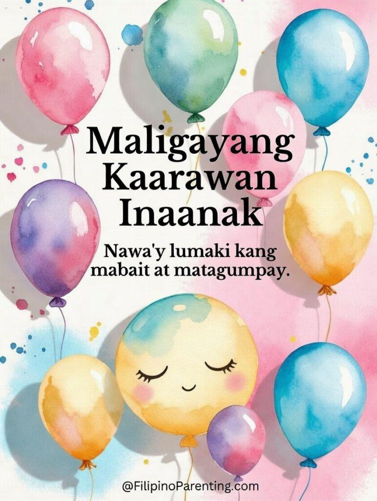 Maligayang Kaarawan Inaanak: 20 Heartfelt Birthday Messages, Wishes, and Quotes Celebrate your godchild’s special day with a beautiful "Maligayang Kaarawan Inaanak" poster. Perfect for sharing the love of a Ninong or Ninang!