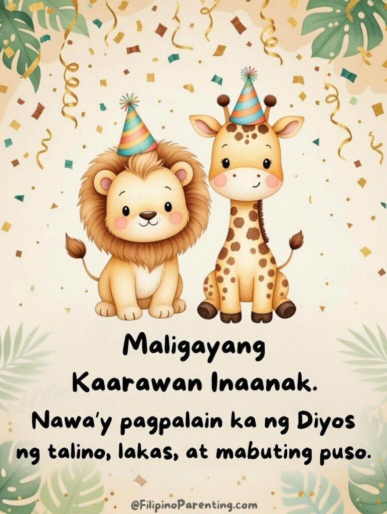 Maligayang Kaarawan Inaanak: 20 Heartfelt Birthday Messages, Wishes, and Quotes Modern, colorful "Maligayang Kaarawan Inaanak" posters. High-quality designs for your favorite godchild. Download or share from FilipinoParenting.com.
