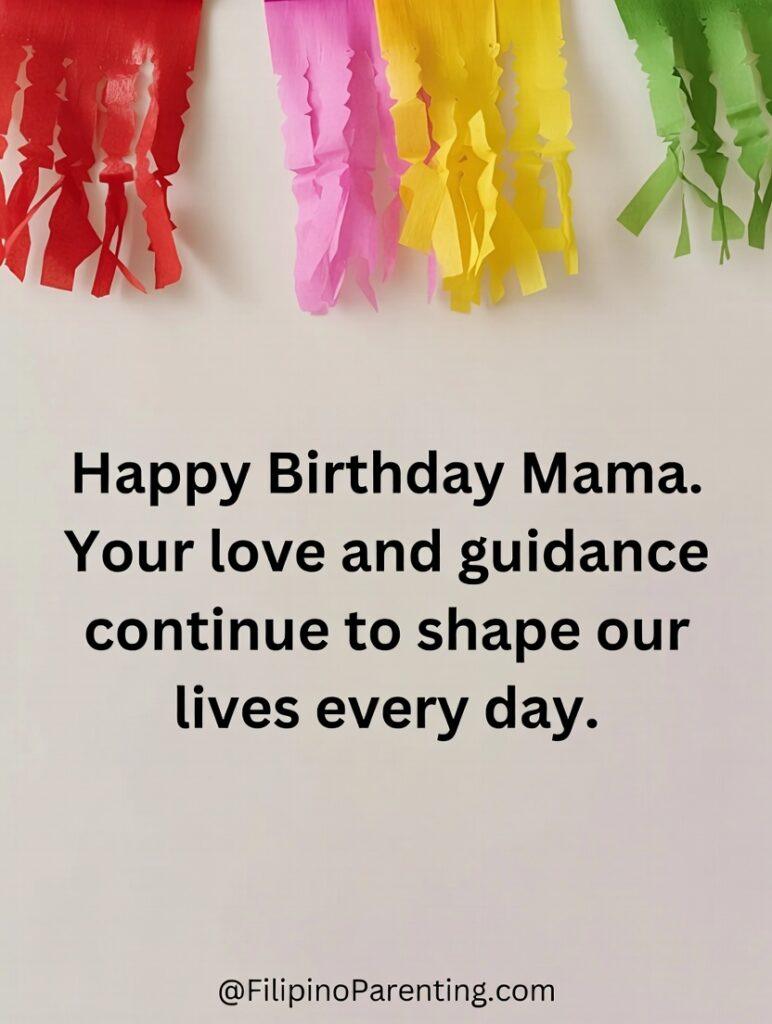 Maligayang Kaarawan Mama: 25 Heartfelt Birthday Messages, Prayers, and Quotes Looking for the perfect birthday tribute? Explore our collection of elegant, portrait-style 'Happy Birthday Mama' posters featuring floral and minimalist designs. Visit FilipinoParenting.com for more.