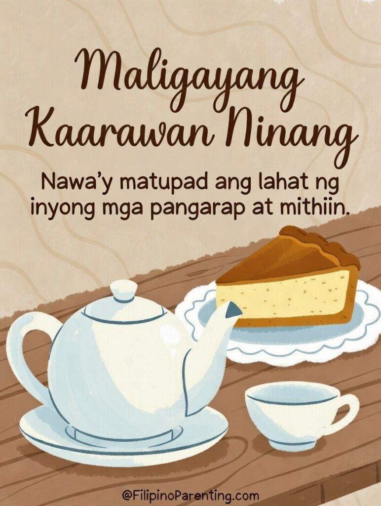 Maligayang Kaarawan Ninang: 20 Heartfelt Birthday Messages, Wishes, and Quotes Looking for the perfect Happy Birthday Godmother poster? Explore our elegant, portrait-style designs featuring floral and minimalist themes. Make her day special.