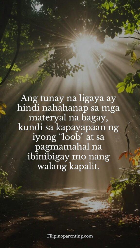Beautiful Tagalog Expressions Joy Ligaya Happy Heart: 5 Radiant Truths A serene person sitting by a window during golden hour, looking peaceful and content.