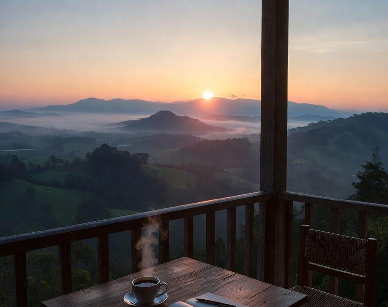 A quiet morning view in the Philippines representing Deep Tagalog Quotes on Gratitude and Inner Peace.