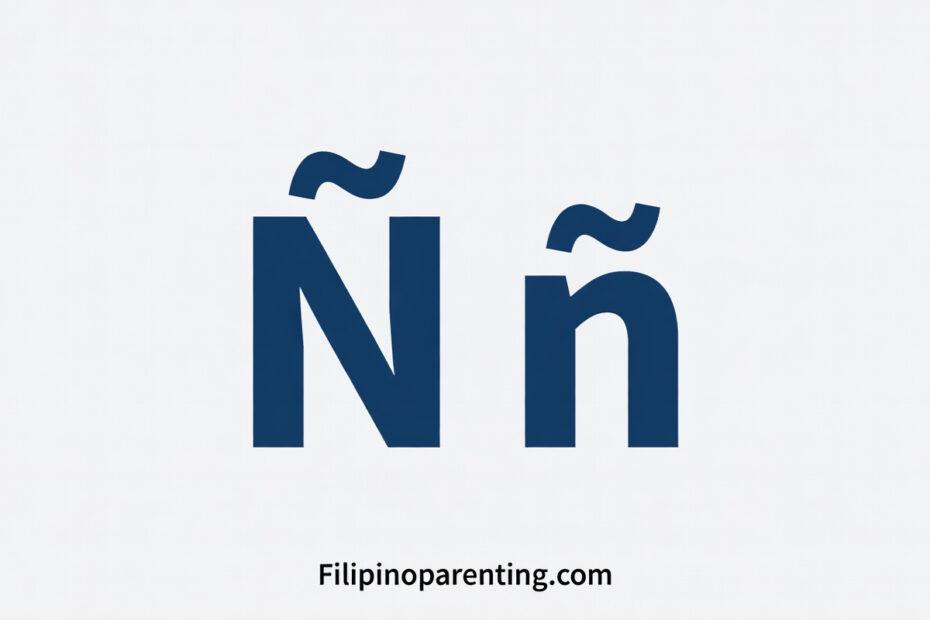 Enye Letter (Ñ) Uppercase and Lowercase