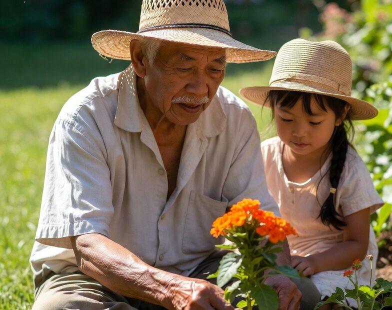 Filipino Elder Respect Ontario Garden