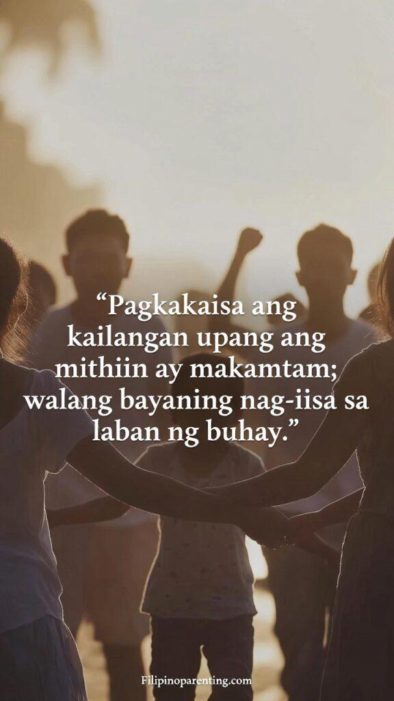 Filipino Sayings Ang Diwa ng Bayanihan Community: 5 Unstoppable Truths Filipino unity standing strong together