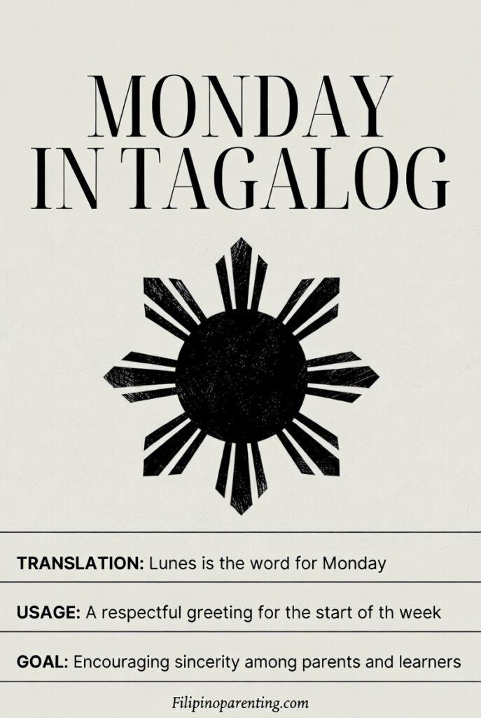 Monday in Tagalog: 15+ Powerful Morning Phrases to Start Your Week Monday in Tagalog