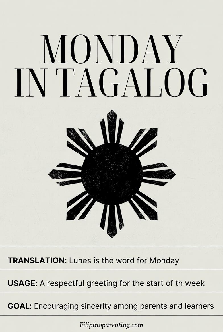 Monday in Tagalog: 15+ Powerful Morning Phrases to Start Your Week