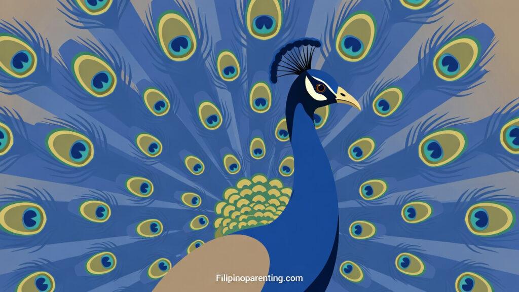 Peacock in Tagalog: 10+ Fascinating Facts and Sentences Peacock in Tagalog paboreal bird illustration