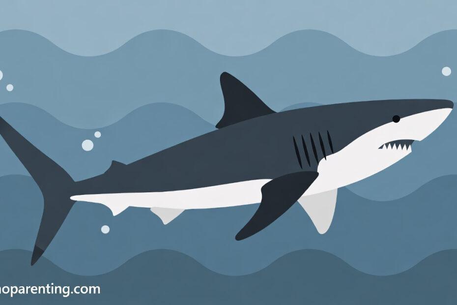 Shark in Tagalog (Pating): Master 12 Powerful Example Sentences for Epic Reef Adventures A simple flat color illustration of a Shark in Tagalog called pating