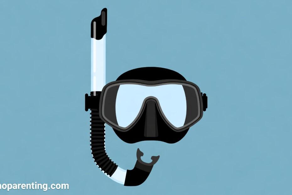 Snorkel in Tagalog: Unlock 12 Essential Example Sentences for Incredible Shallow-Water Adventures Snorkel in Tagalog illustration showing a clean flat design of snorkeling gear for beginners