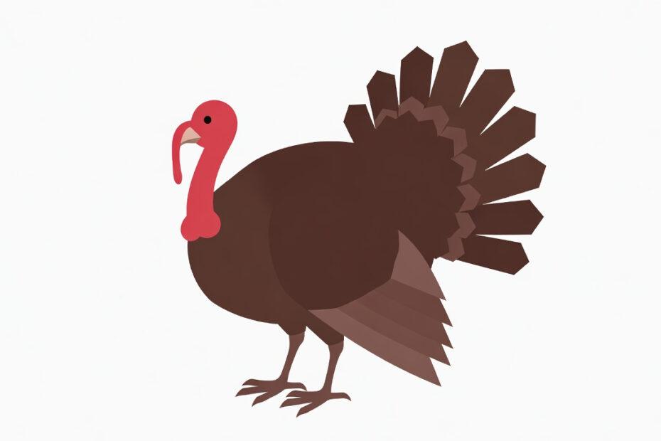 Turkey in Tagalog: Unlock 12 Essential Example Sentences for Incredible Animal & Holiday Vocabulary Mastery Minimalist illustration of a brown turkey for learning the Tagalog word Pabo.