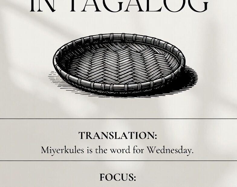 Wednesday in Tagalog