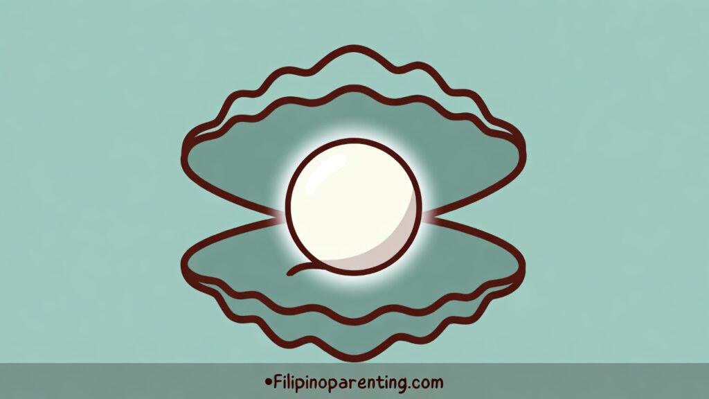 Pambansang Hiyas Perlas: 7 Beautiful Reasons Why the Pearl Remains the Philippines Most Treasured Gem Pambansang Hiyas Perlas: A stylized vector illustration of a glowing white pearl inside an open oyster shell, representing the Philippine national gem.