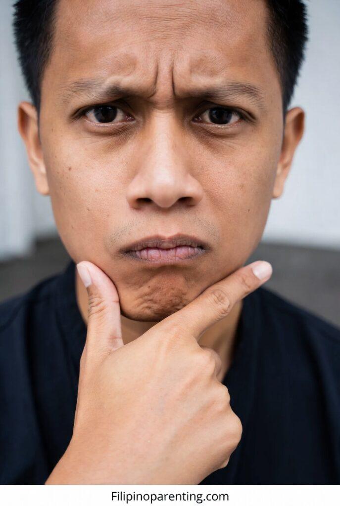 10 Facts About Chin in Tagalog (Baba) for Success in Health A person showing where they feel chin in Tagalog pain
