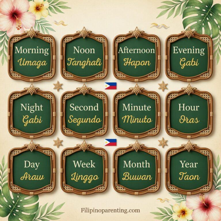 February In Tagalog 14 Amazing Time in Tagalog Words: Mga Panahon ng Araw, Linggo, Buwan ...