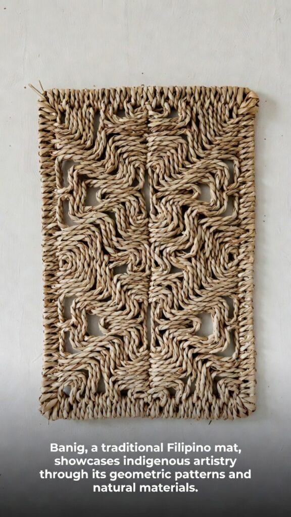 3 Powerful Ways to Say What Are You Doing in Tagalog Close-up of traditional Filipino banig weaving representing the phrase what are you doing in Tagalog